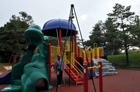 Glen Cedar Park, Toronto Ontario Everplay insitu playground surfacing installation
